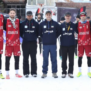 طراحی لباس تیم والیبال برفی